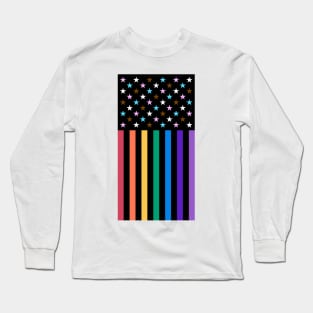 Stars and Stripes and Pride Long Sleeve T-Shirt